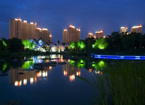 Jiyang Lake lighting project