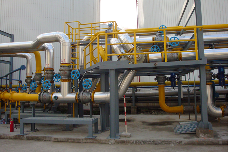120 thousand tons oil tank area process pipeline installation, pipe rack steel structure and ancillary facilities project